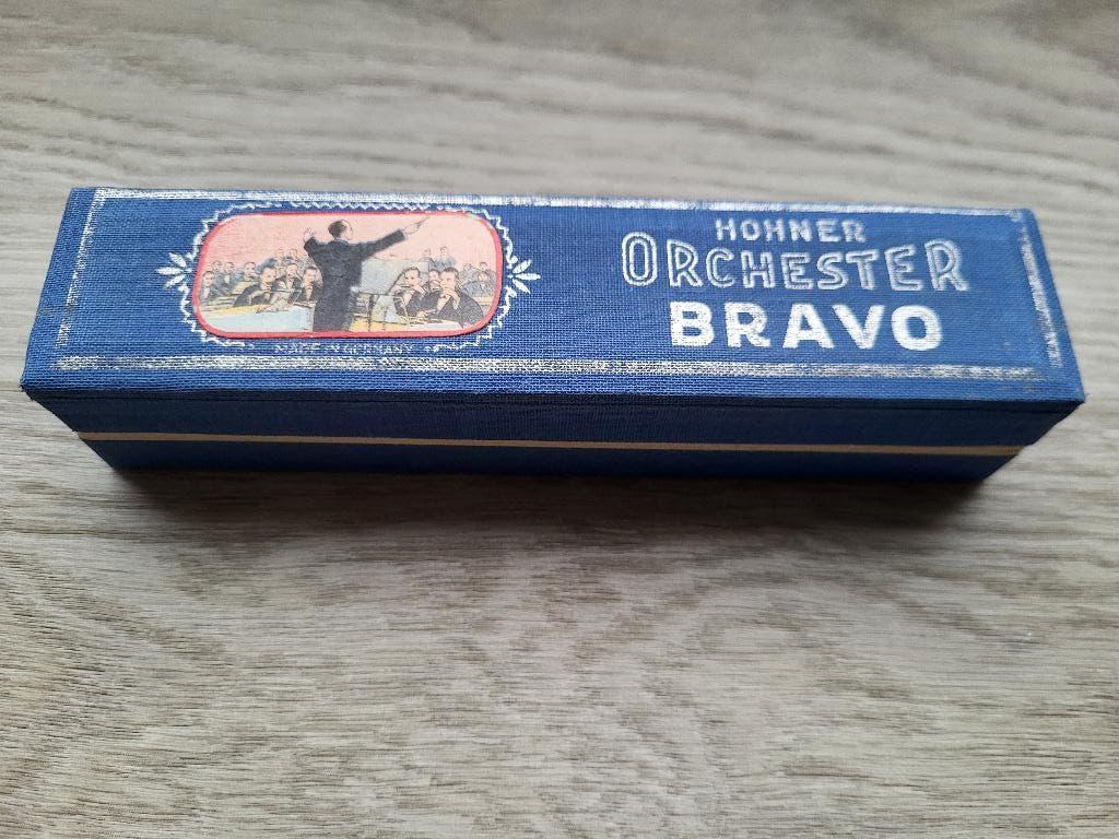 Mondharmonica Hohner Orchester Bravo C, Ophalen, Met koffer of doosje, C-mondharmonica, Nieuw