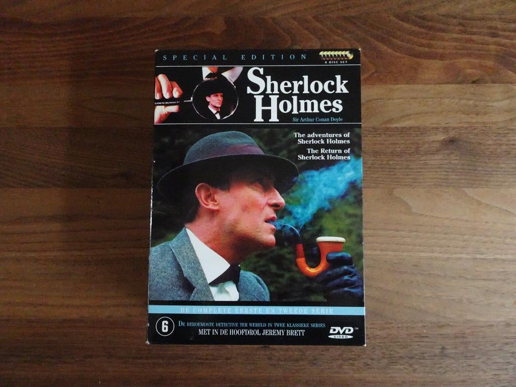 Sherlock Holmes de complete 1ste en 2de serie dvd, Gebruikt, Boxset, Ophalen of Verzenden, Vanaf 6 jaar