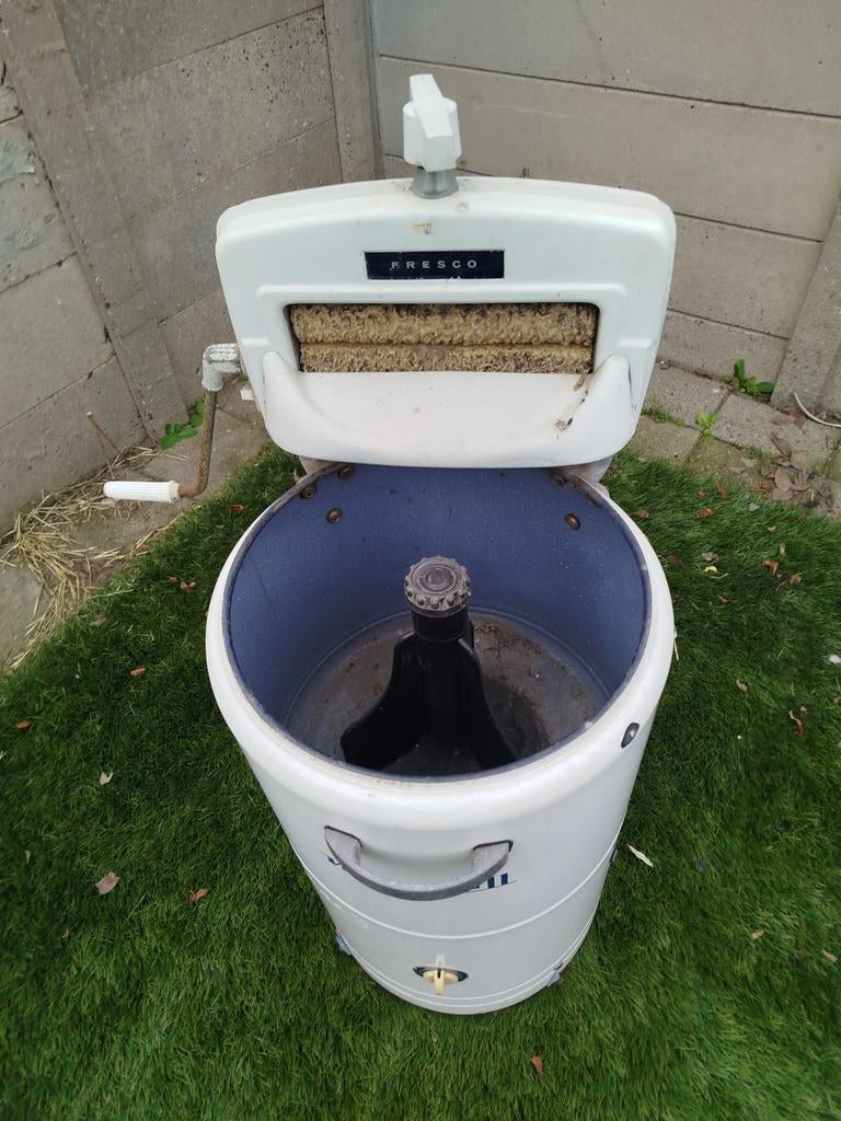 Decoratieve antieke wasmachine, Antiek en Kunst, Ophalen of Verzenden