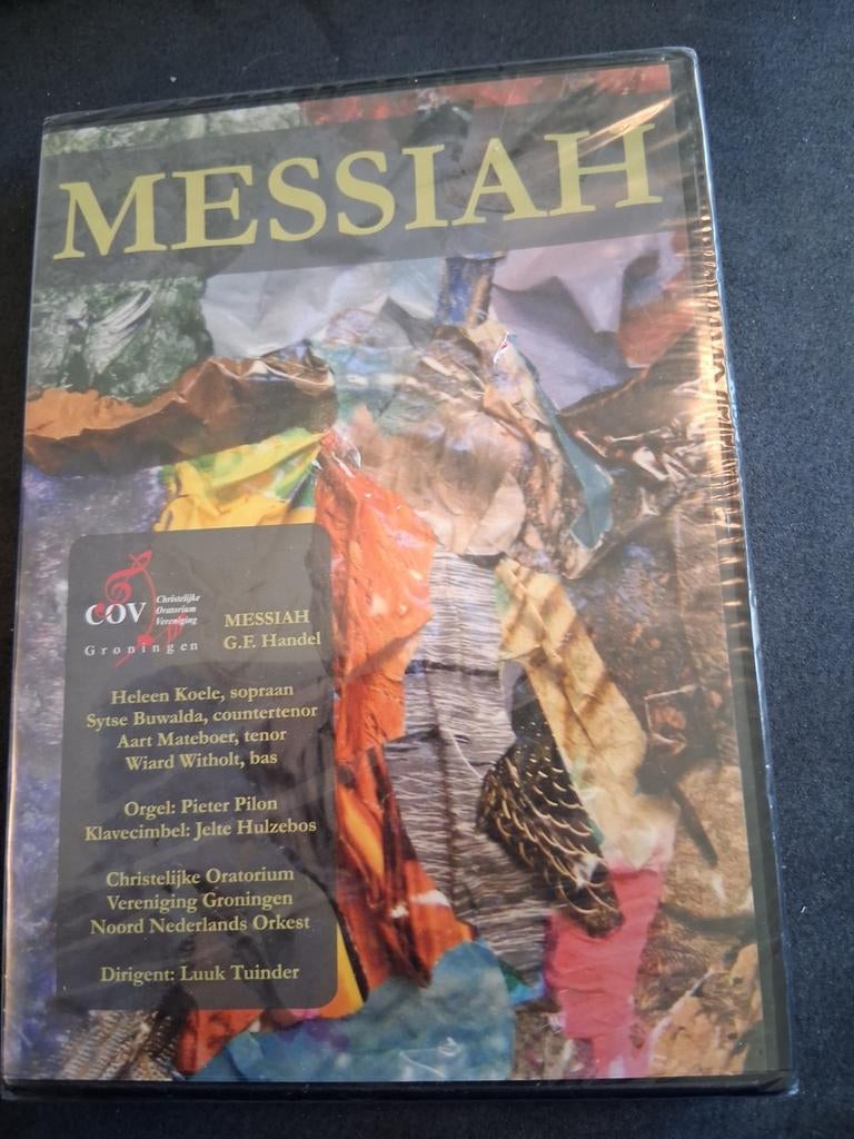 Messiah G.E. Handel DVD - Christelijke Oratorium Vereniging, Alle leeftijden, Ophalen of Verzenden, Nieuw in verpakking, Muziek en Concerten