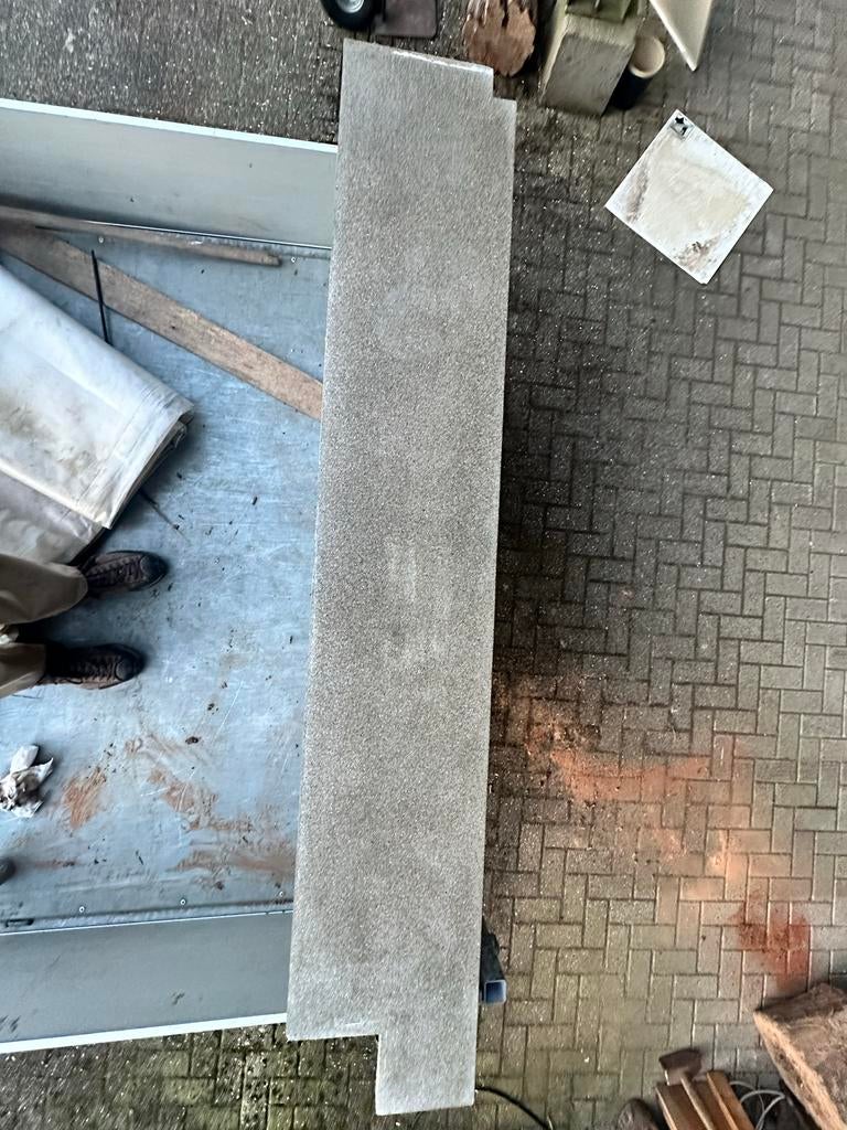 Natuurstenen vensterbank, robuust en duurzaam, Ophalen, Gebruikt