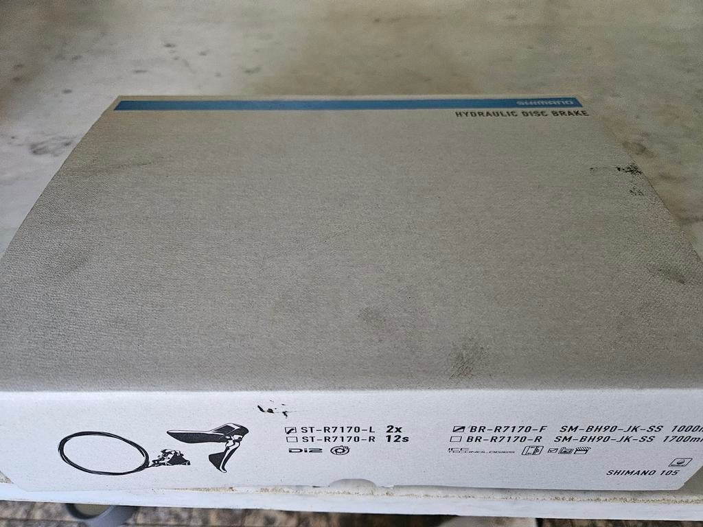 Schijfremset Shimano 105 R7170 DI2, shifter racefiets, Ophalen of Verzenden, Carbon, Meer dan 20 versnellingen, Overige merken