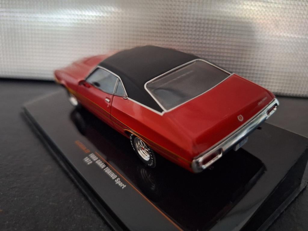 Ford Gran Torino Sport 1972 Schaal 1:43, Overige merken, IXO, IXO, Nieuw