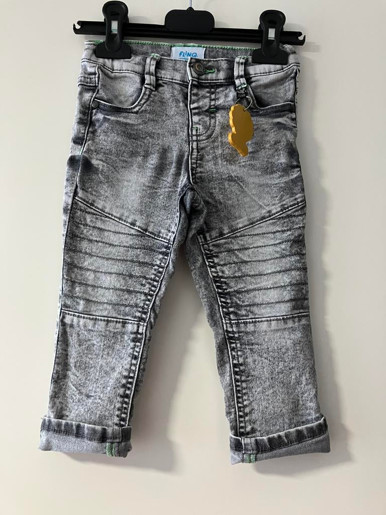 Flinq Grijze Kinder Jeans broek Maat 92, Ophalen of Verzenden, Zo goed als nieuw, Jongen, Broek