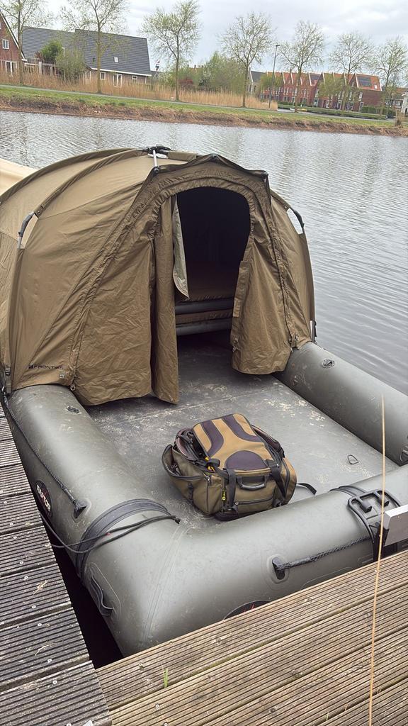 Opblaasbaar platform karpervissen, Ophalen of Verzenden, Gebruikt