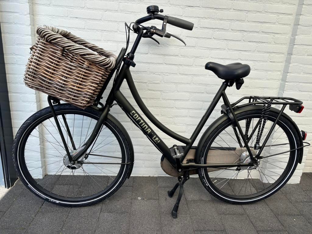 Cortina dames transportfiets, 57 cm, 7 versnellingen, Fietsen en Brommers, Fietsen | Dames | Omafietsen, 56 cm of meer, Ophalen
