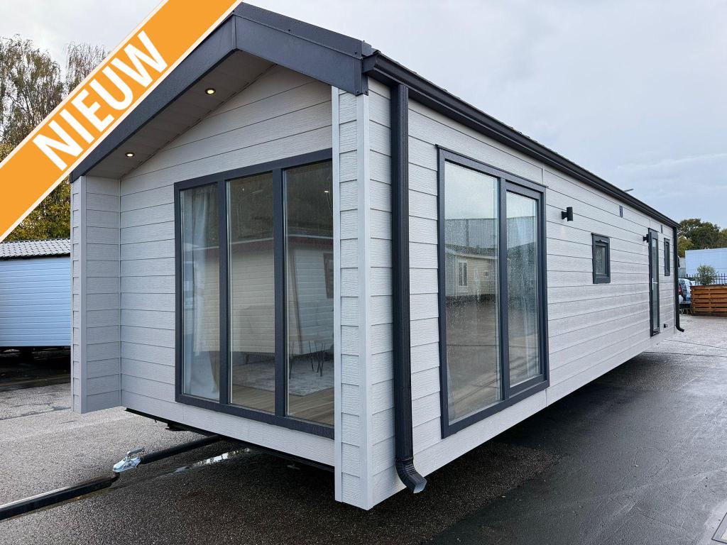 Overson Arden Chalet 12 x 4 m Elektrisch Winterhard, Niet ingevuld, Niet ingevuld, Niet ingevuld