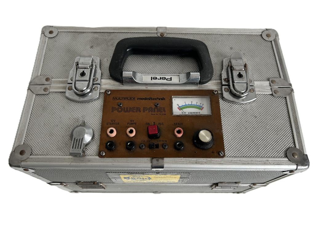 Multiplex powerpanel + koffer incl. 2 sleutels rc vliegtuig, Ophalen of Verzenden