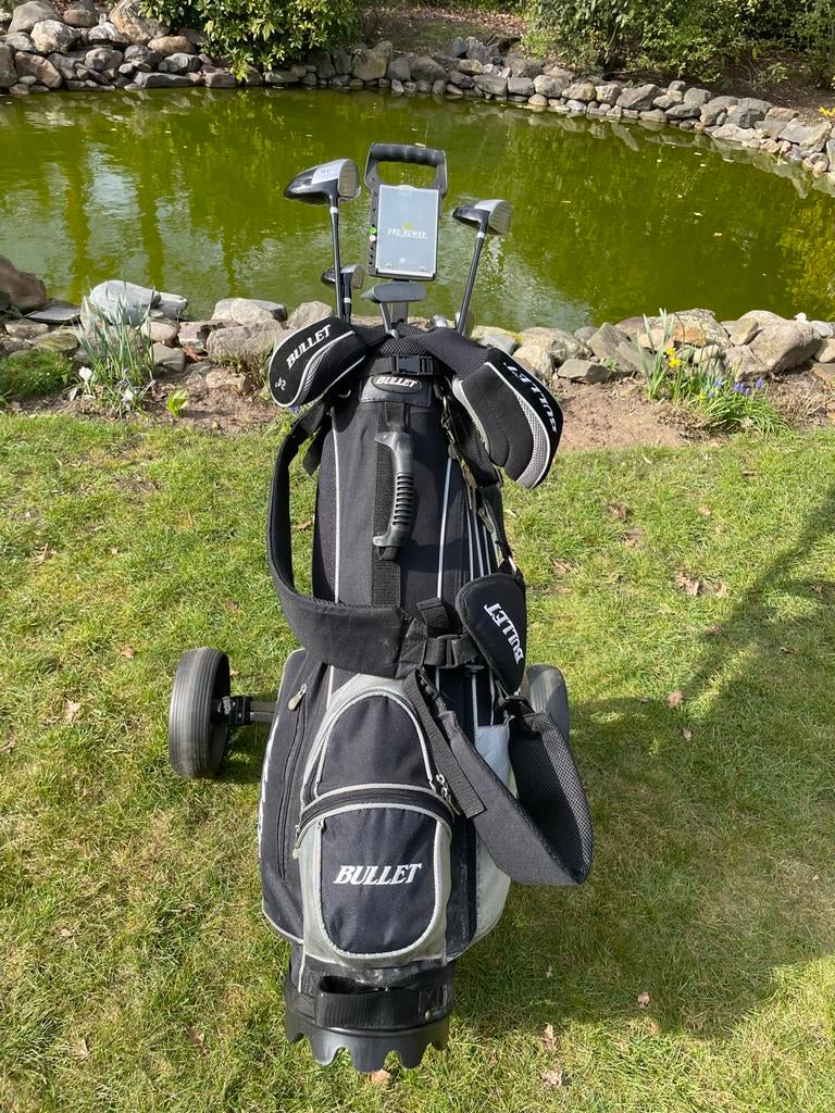 Bullet golfset met tas en trolley, Ophalen, Gebruikt, Set, Overige merken