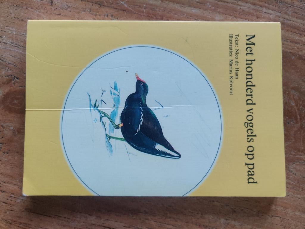 Uniek boekje: Met honderd vogels op pad - Vogels spotten, Ophalen of Verzenden, Gelezen, Nico de Haan