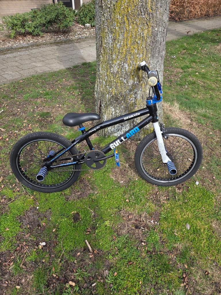 Stokvis Stuntfiets/bmx- Gebruikt, maar in prima staat, Fietsen en Brommers, Fietsen | Crossfietsen en BMX, Ophalen, Gebruikt, Staal