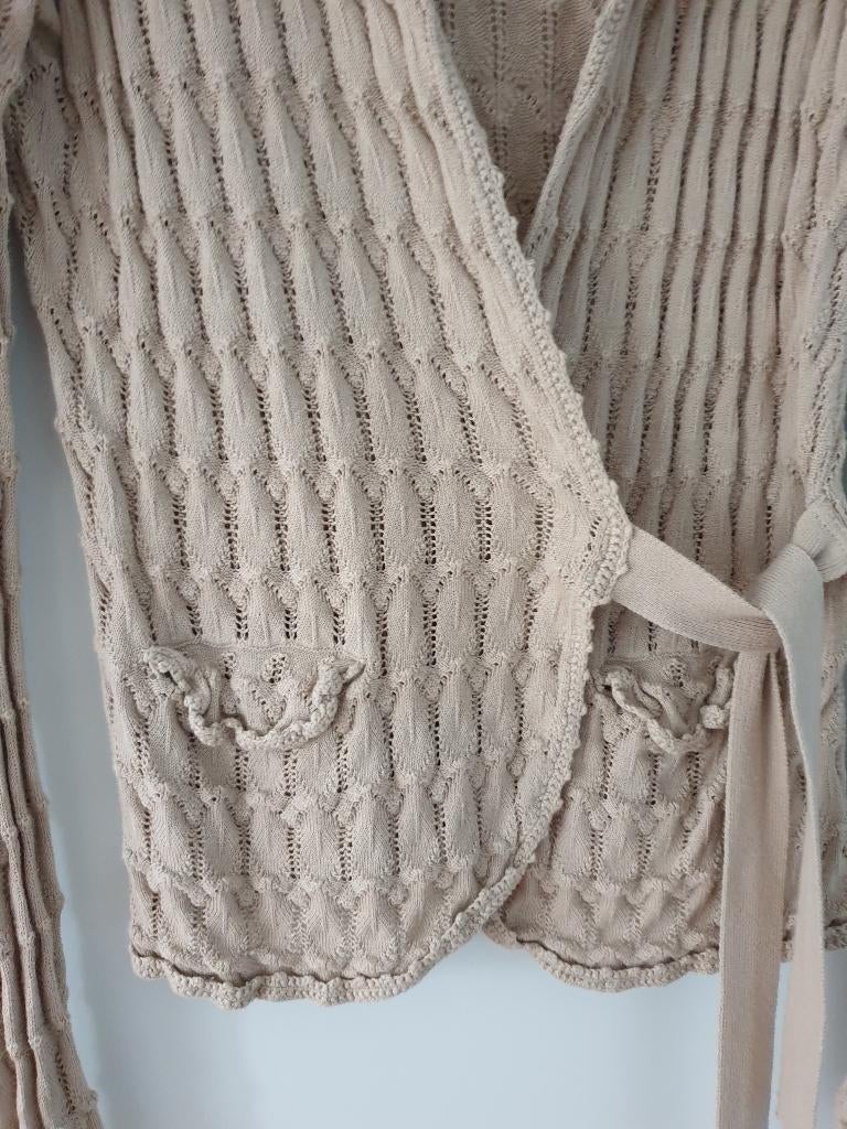 Jeff vest maat S, Kleding | Dames, Ophalen, Jeff, Beige, Zo goed als nieuw