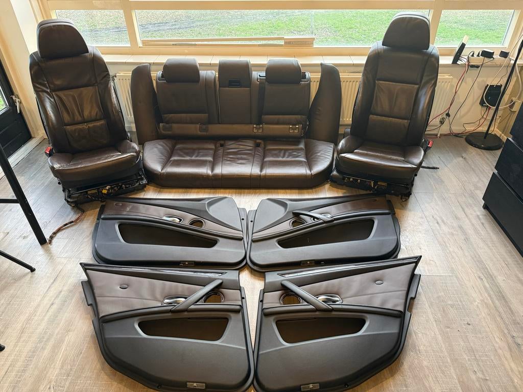 BMW E61 LCI Sport Comfort Stoelen Set - Volledig Elektrisch, Ophalen, Gebruikt, BMW