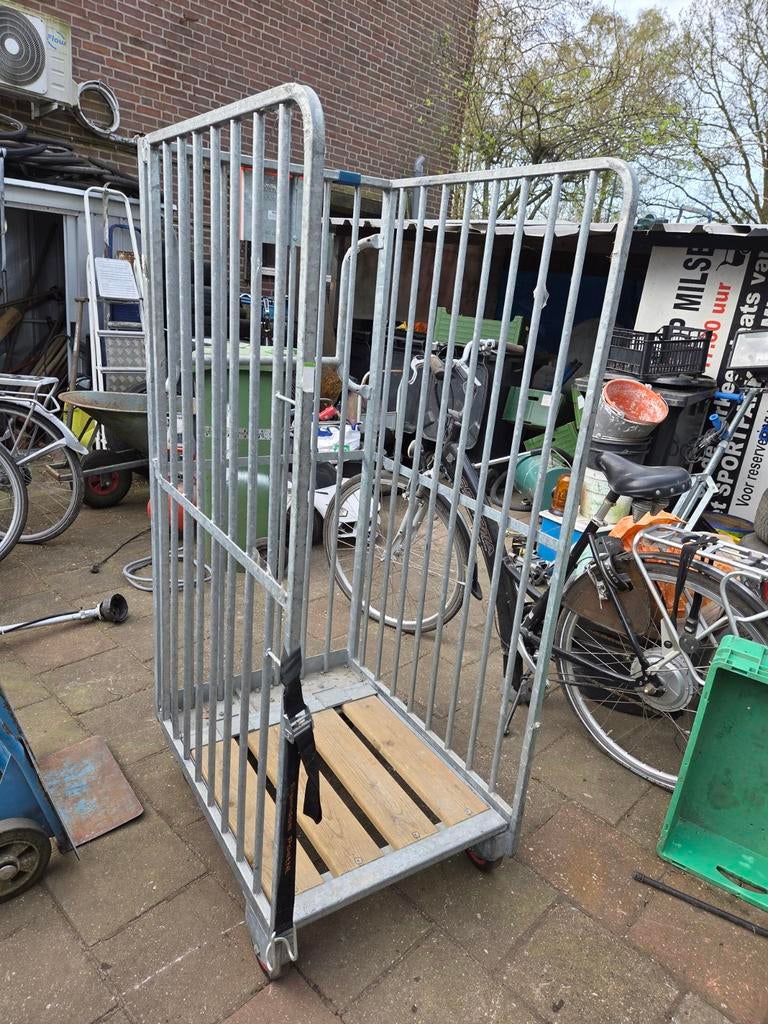 Transport kar, 100 liter of meer, Ophalen of Verzenden, Transportkar