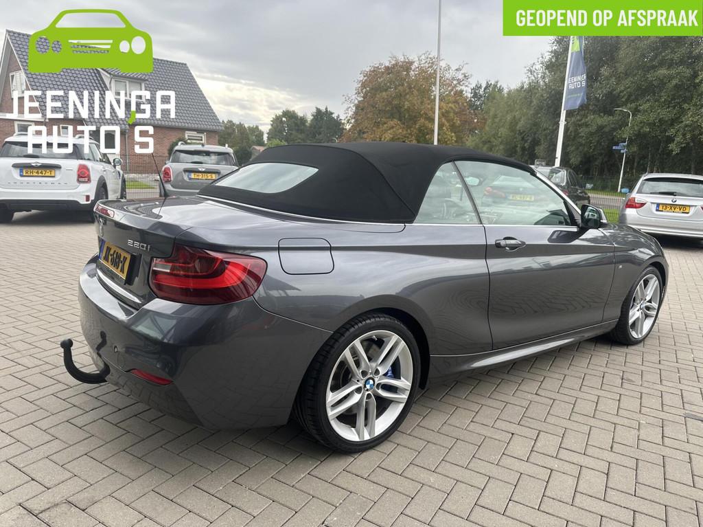 BMW 2-serie Cabrio 220i M pakket |Clima|Stoelverwarming|Trek, Auto's, BMW, Automaat, Achterwielaandrijving, Gebruikt, 4 cilinders