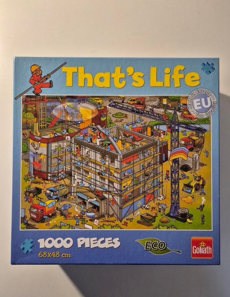 Goliath That's Life puzzel #71311, Ophalen of Verzenden, 500 t/m 1500 stukjes, Zo goed als nieuw