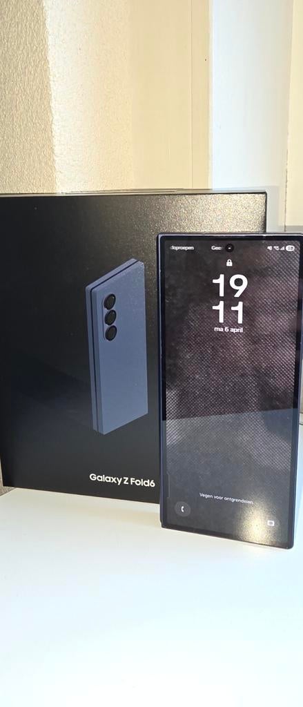 Blauw FOLD 6 512GB ZO GOED ALS NIEUUUW, Telecommunicatie, Mobiele telefoons | Samsung, Blauw, Zo goed als nieuw, Galaxy Z Fold