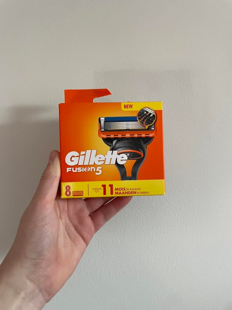 Gillette fusion 5, Ophalen of Verzenden, Zo goed als nieuw, Gehele gezicht