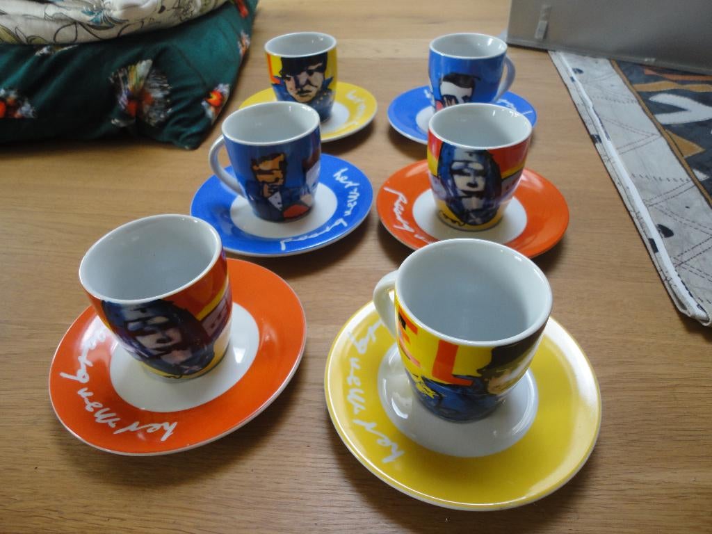 kop en schotel van Herman Brood, Ophalen of Verzenden, Zo goed als nieuw, Overige stijlen, Kop(pen) en/of Schotel(s)