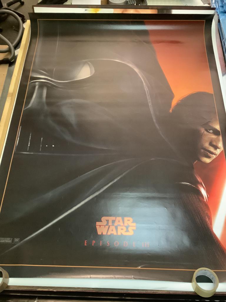STAR WARS  EPISODE 3    FILMPOSTER    115-157 cm, Ophalen of Verzenden