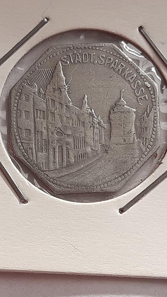 20 pfennigs (1919)
Stad Neurenberg (Noodgeld), Ophalen of Verzenden, Duitsland, Losse munt