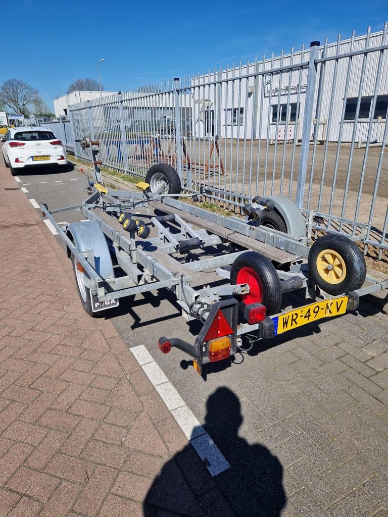 Pega ZB 1800/600 Comfort in zéér goede staat!!!, Watersport en Boten, Boottrailers, Minder dan 1500 kg, 6 tot 9 meter, Ophalen of Verzenden