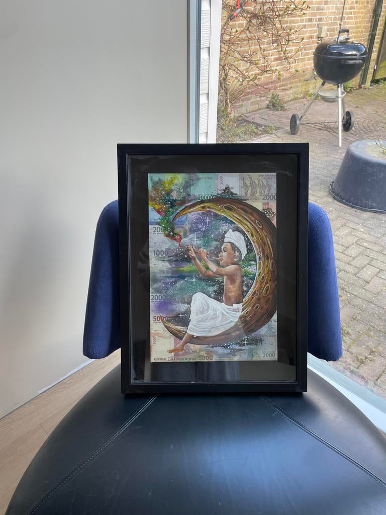 Balinees schilderij, Antiek en Kunst, Ophalen