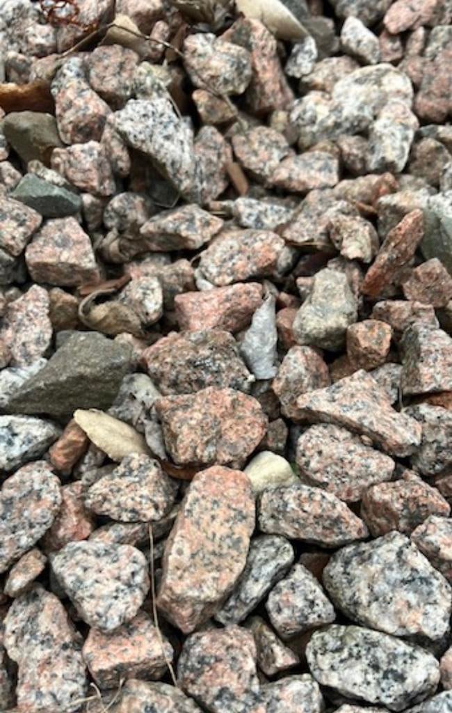 Split, siergrind: Schots graniet roze /grijs  16/22, Ophalen, Gebruikt, Graniet, Antraciet