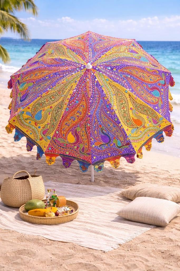 India parasols, Tuin en Terras, Parasols, Ophalen of Verzenden, Nieuw