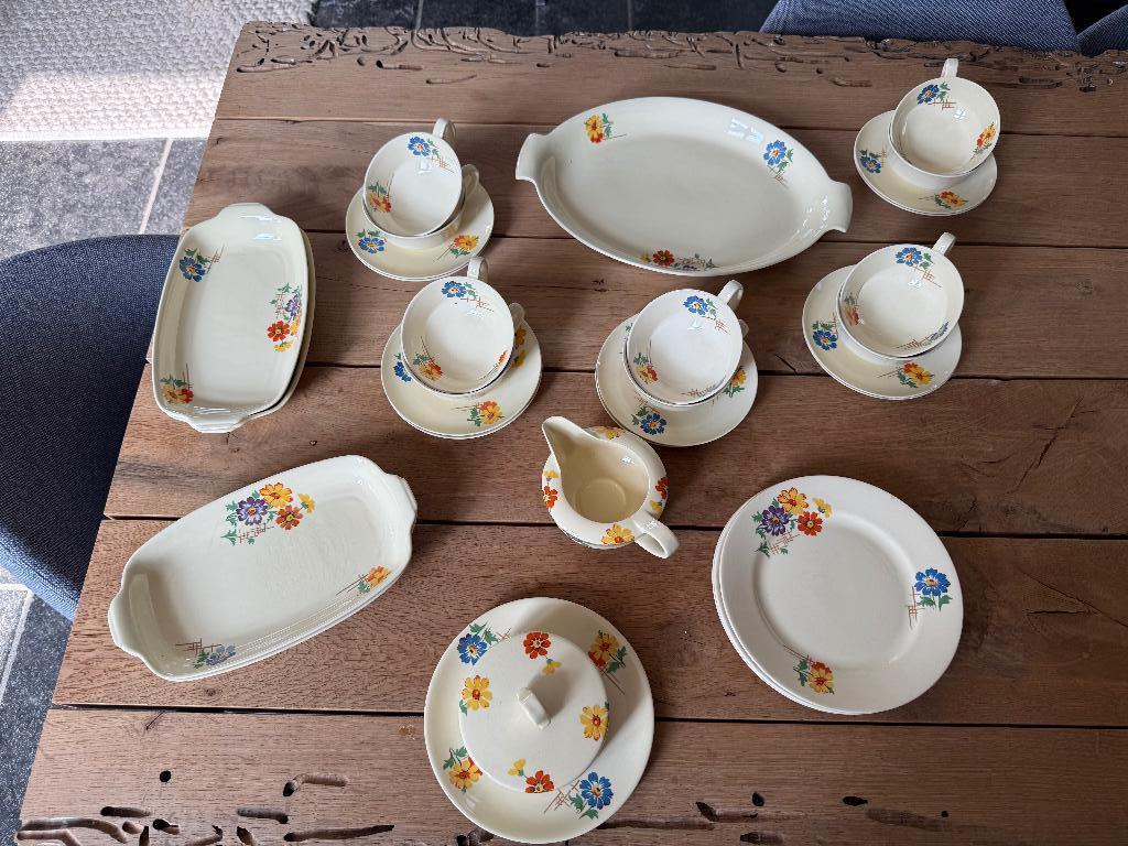 Servies vintage, Ophalen