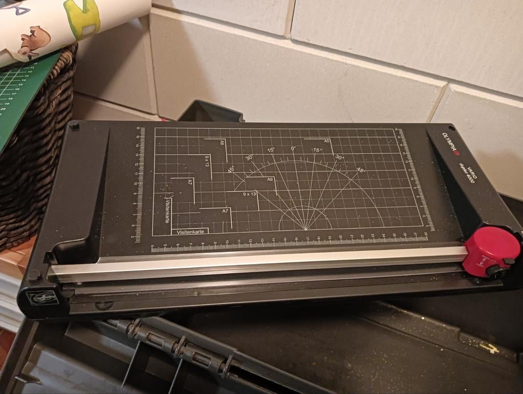 Snijmachine Olympia Vario Duplex 4000 en accessoires, Ophalen of Verzenden, Nieuw, Overige thema's, Overige typen