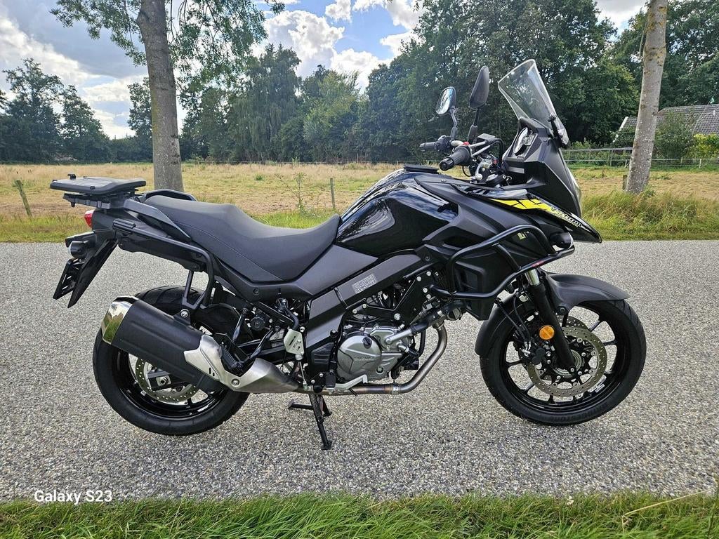 SUZUKI V-STROM DL650 ABS 2023 ZWART TRACTIECONTROL 8004 Km, Motoren, Motoren | Suzuki, Motorrijbewijs A, Bedrijf, Onbekend, Meer dan 35 kW