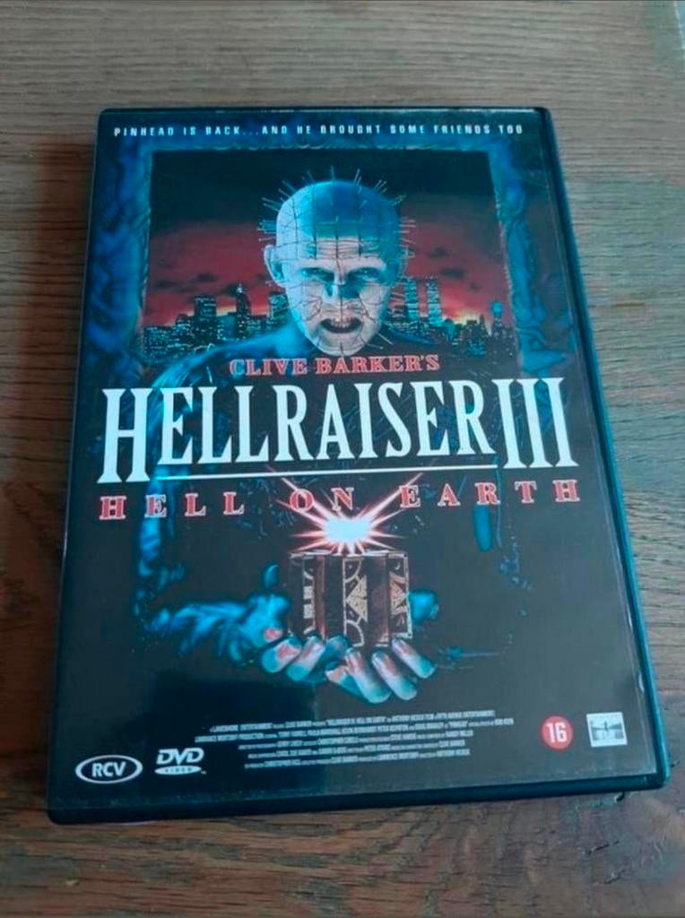 Hellraiser 3 Hell on Earth dvd., Vanaf 16 jaar, Ophalen of Verzenden, Zo goed als nieuw
