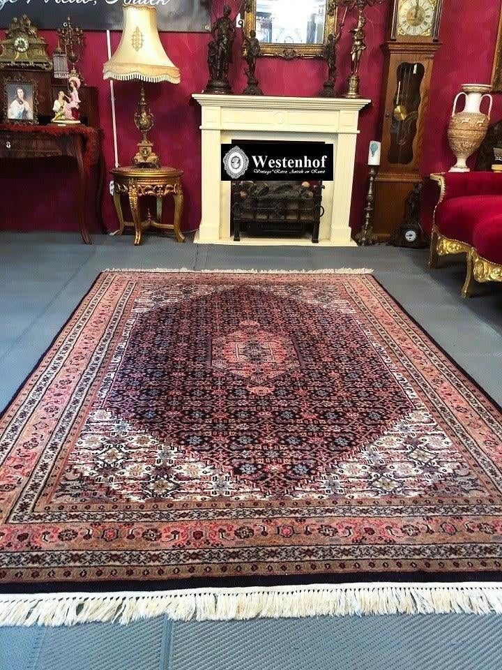 Perzisch tapijt handgeknoopt Bidjar Oosters vloerkleed, Huis en Inrichting, Stoffering | Tapijten en Kleden, 200 cm of meer, Ophalen of Verzenden