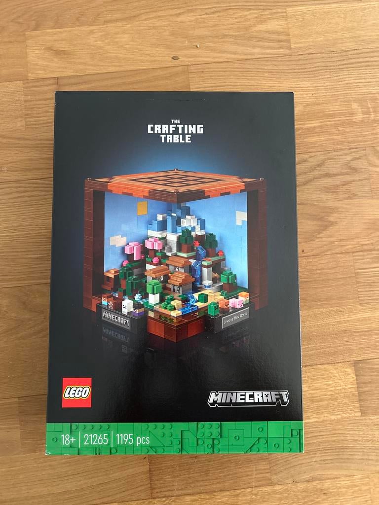LEGO Minecraft The Crafting Table 21265 Nieuw in doos, Ophalen, Nieuw, Complete set, Lego
