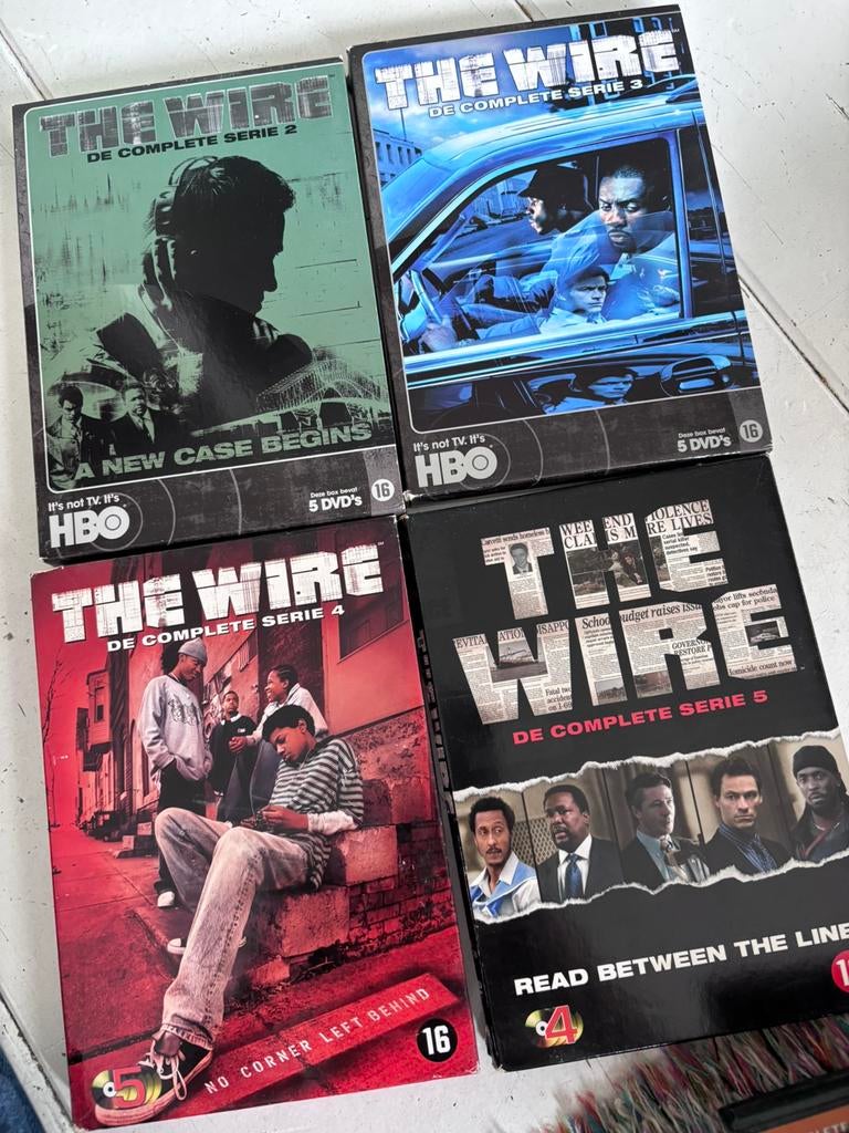 Dvd box The Wire seizoen 2 - 5, Vanaf 12 jaar, Ophalen of Verzenden, Zo goed als nieuw