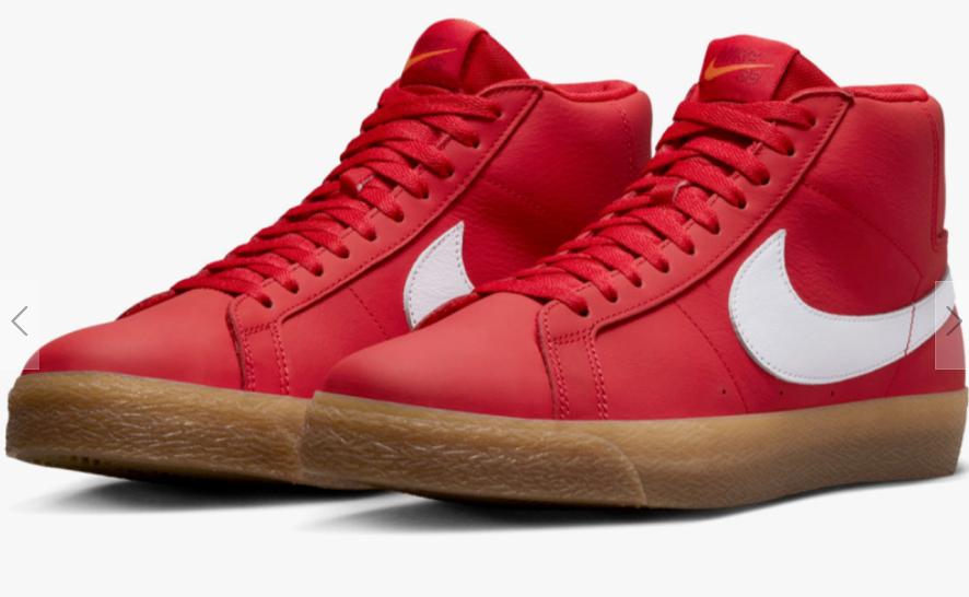 Gave Nike SB Zoom Blazer Mid University sneakers maat 43, Nike SB, Overige kleuren, Ophalen of Verzenden, Sneakers of Gympen