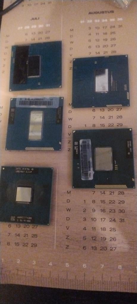 Laptop processoren onbekende staat, Gebruikt, Overige, Laptop, Intel