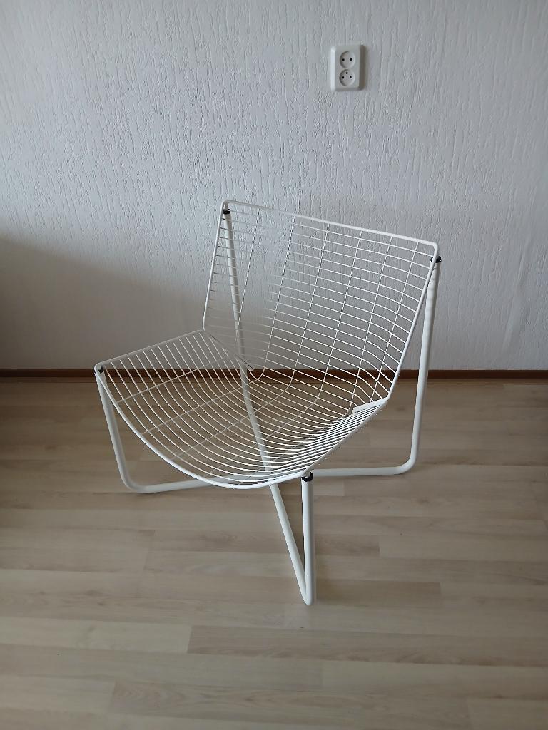 Niels Gammelgaard -IKEA -  JÄRPEN Draadstoel - Vintage, Huis en Inrichting, Ophalen, Gebruikt, Vintage, 75 tot 100 cm