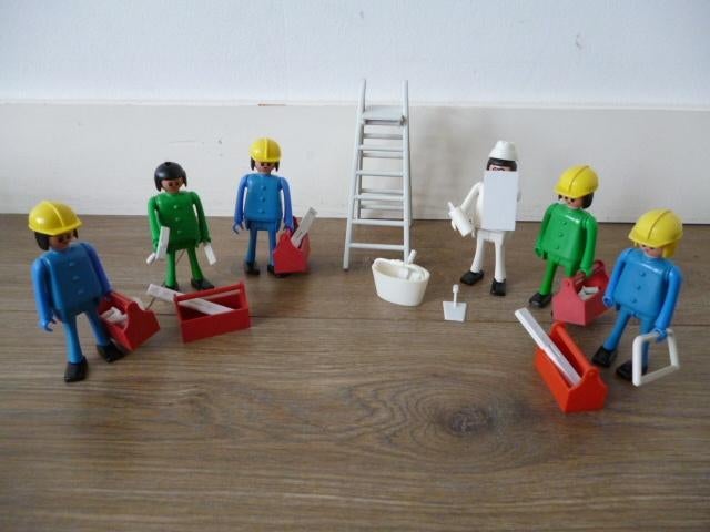 Vintage Play Big Klussen Poppetjes met Gereedschappen, Verzamelen, Poppetjes en Figuurtjes, Ophalen of Verzenden, Zo goed als nieuw