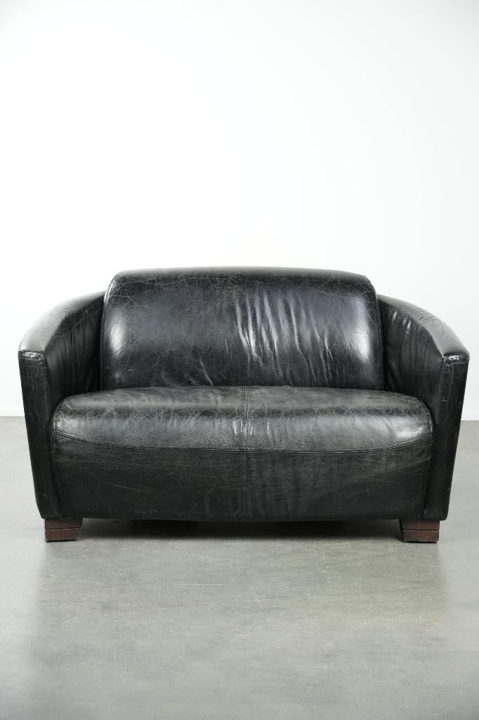 Waanzinnige en unieke rundleren Aviator design bankje, Ophalen, Gebruikt, ., Design