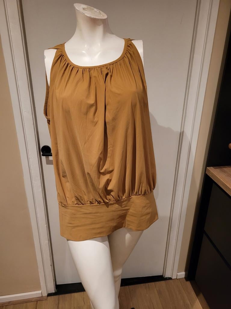 Super leuke Studio Anneloes travelstof top maat XL, Kleding | Dames, Studio Anneloes, Bruin, Maat 46/48 (XL) of groter, Ophalen of Verzenden