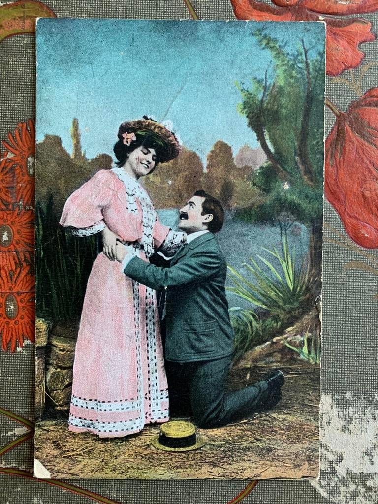 1911 Huwelijksaanzoek (JJ), Ophalen of Verzenden, Voor 1920, Gelopen, Overige thema's