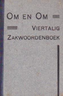 Om en Om - Viertalig zakwoordenboek 1e druk Kramers Quanjer, Ophalen of Verzenden, Eerste druk Kramers