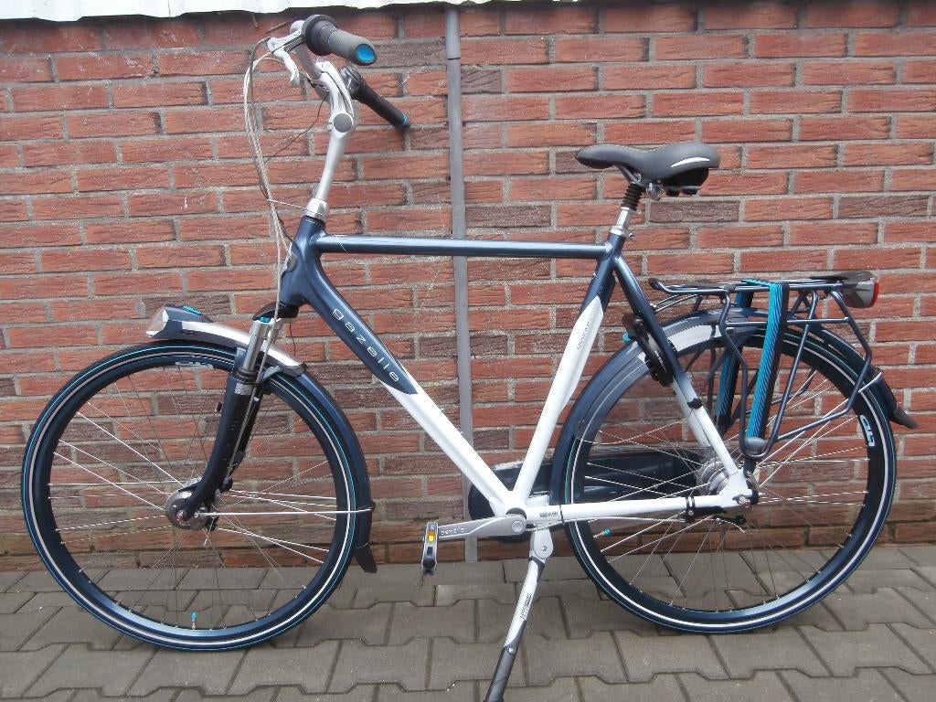 IN NIEUWSTAAT! Gazelle Montreux heren 61 cm., Fietsen en Brommers, Ophalen, Versnellingen, Zo goed als nieuw, 61 tot 65 cm