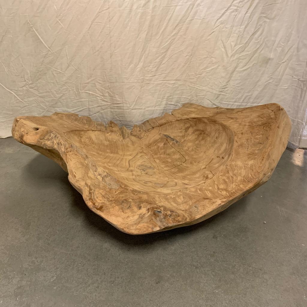 Teakhouten (fruit) schaal - ca 25 tot 80 cm – Bij TTM Wonen, Ophalen, TTM Wonen, Meubels – (Perzische) Tapijten en Woonaccessoires