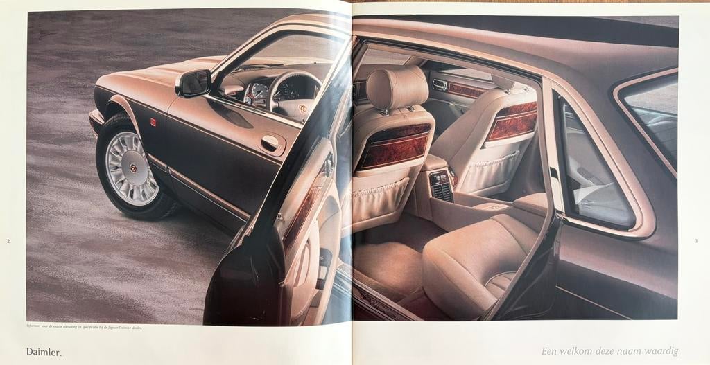 Daimler Six & Double Six 1997  26 pag. Tekst NL 27 / 27 cm, Ophalen of Verzenden, Overige merken