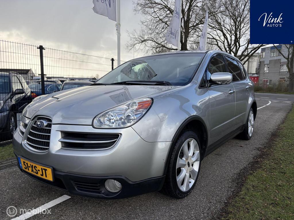 Subaru Tribeca 3.0R Executive 4WD | 7 Persoons | Leer |, Automaat, Gebruikt, Zwart, 2000 kg
