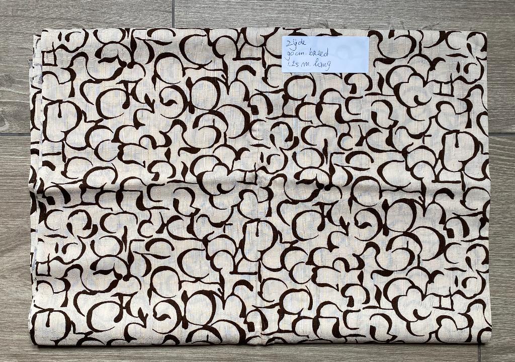 Lappen zijde/katoen 2 stuks mooie kwaliteit, Hobby en Vrije tijd, Stoffen en Lappen, Overige kleuren, Nieuw, Ophalen of Verzenden