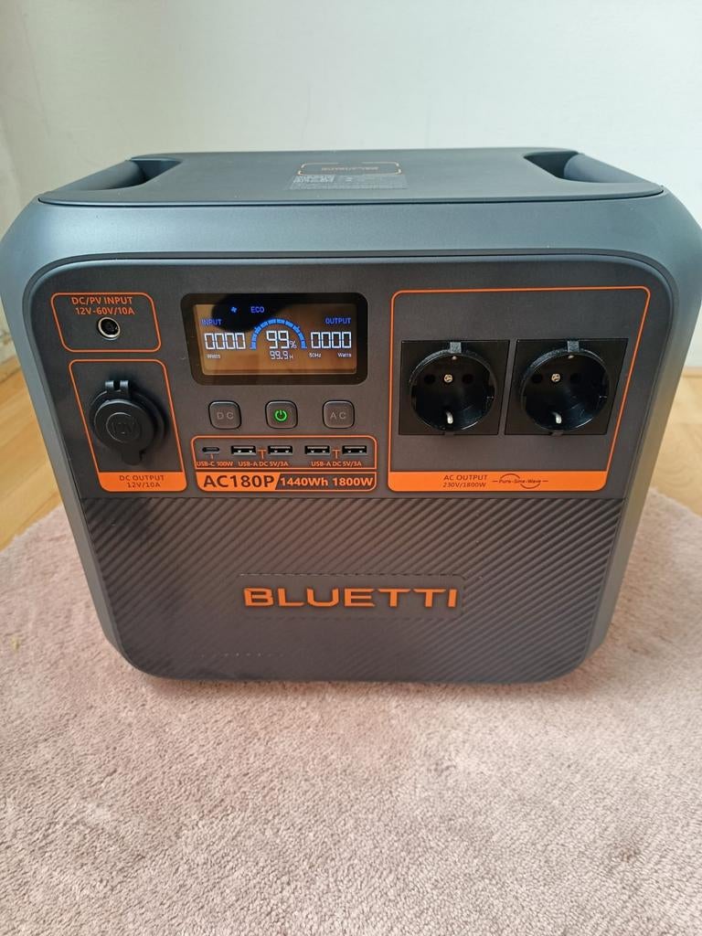 Bluetti AC180P Power Station - Nieuwstaat!, Ophalen of Verzenden, Zo goed als nieuw